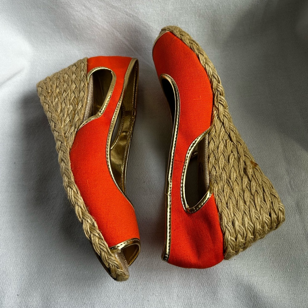 Ralph Lauren fabric wedge